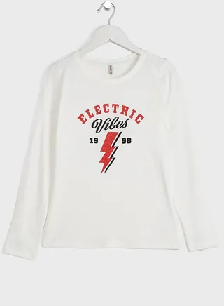 Kids Electric Printed T-Shirt 
