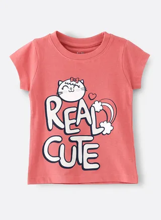 Basic round neck graphic t-shirt 