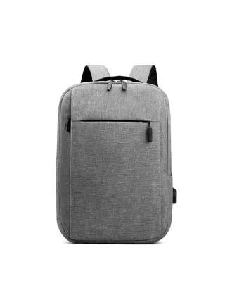 Casual Simple Backpack Grey 