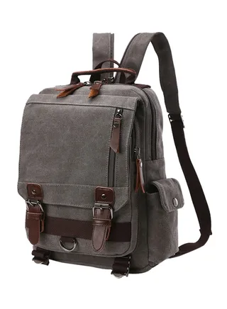 Fashion Stylish Outdoor Travel Backpack Grey 
