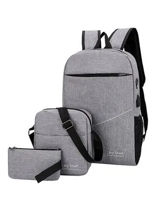 3-Piece Composite Bag Set Grey 