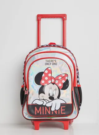 Back To School Disney Minnie Mouse Trolley Bag 