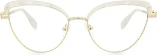 55MM Cat Eye Clubmaster Eyeglasses