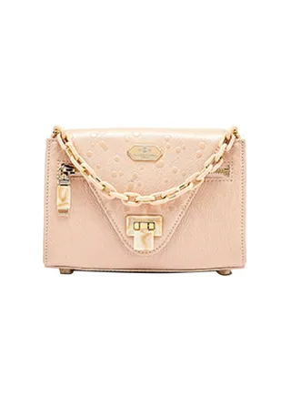 Trian Shoulder Bag Pink 