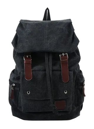 Satchel Leisure School Backpack Black 