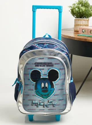 Back To School Disney Mickey Mouse Trolley Bag 