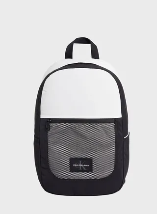Logo Front Zip Backpack