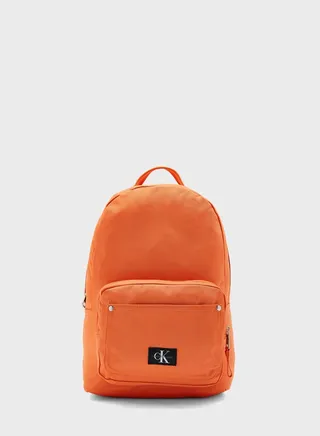 Logo Front Zip Backpack 
