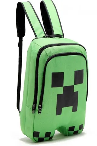 Teenager Minecraft Schoolbag Green 