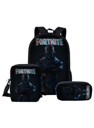3-In-1 Fortnite Series Backpack Black 