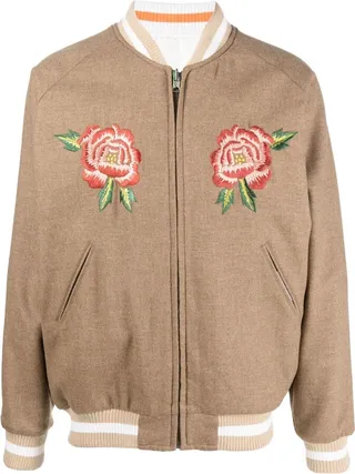 France Japan reversible bomber jacket