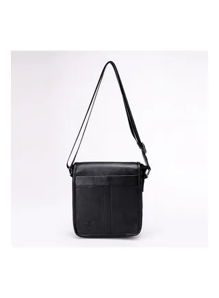 Adjustable Strap Crossbody Bag Black 