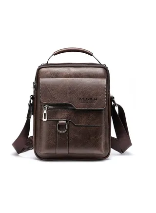 Men's Crossbody Bag Shoulder Bags Vintage Men Handbags Large Capacity PU Leather Bag For Man Messenger Bags Tote Bag purse 
