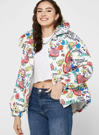 Printed Padded Jacket 