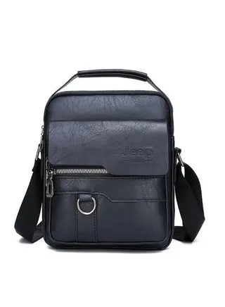 A shoulder and Hand Bag for Men Made of High-Quality Leather For Personal Purposes, Travel, Hiking and Sports 