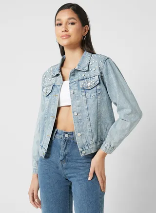 Embellished Denim Jacket 