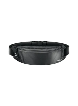Running Belt Waist Pack, Sports Runner Bag Pouch Adjustable Fanny Pack for iPhone and Other Smartphones, Sweatproof Workout Waist Bag for Men Women Hiking Fitness Jogging -Black 