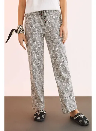 Heart print pants 