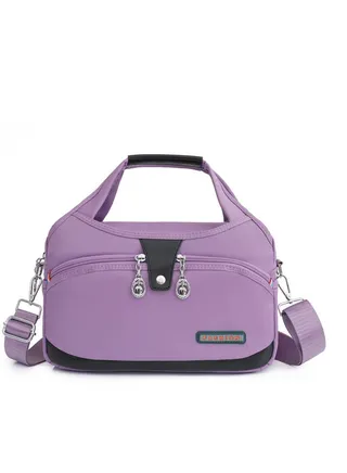 Ladies handbags Large-capacity Waterproof Anti-theft Women's Fashion Handbag, Oxford Cloth Travel Daypack, Multi Zipper Pockets Crossbody Shoulder Bag 