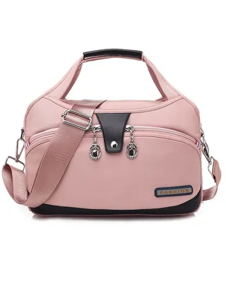 Ladies handbags Large-capacity Waterproof Anti-theft Women's Fashion Handbag, Oxford Cloth Travel Daypack, Multi Zipper Pockets Crossbody Shoulder Bag 