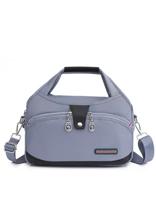 Ladies handbags Large-capacity Waterproof Anti-theft Women's Fashion Handbag, Oxford Cloth Travel Daypack, Multi Zipper Pockets Crossbody Shoulder Bag 