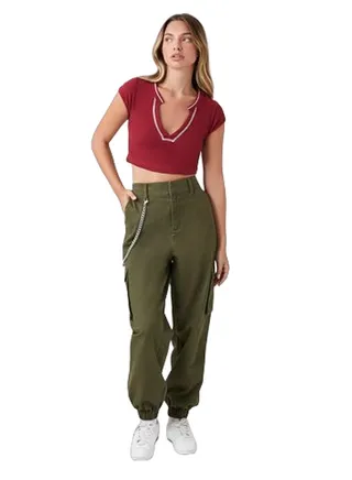 Wallet Chain Cargo Joggers 