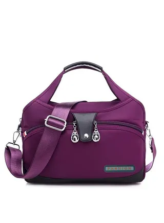 Ladies handbags Large-capacity Waterproof Anti-theft Women's Fashion Handbag, Oxford Cloth Travel Daypack, Multi Zipper Pockets Crossbody Shoulder Bag 
