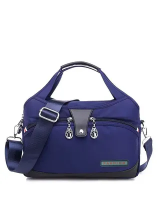 Ladies handbags Large-capacity Waterproof Anti-theft Women's Fashion Handbag, Oxford Cloth Travel Daypack, Multi Zipper Pockets Crossbody Shoulder Bag 