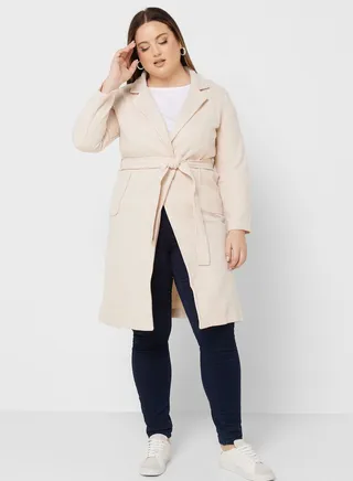 Belted Long Coat 