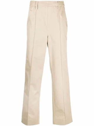 Elasticated-Waist Trousers