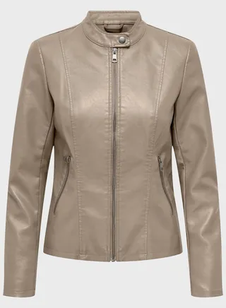 Pu Pocket Detail Jacket 