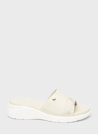 One Strap Wedge Sandals