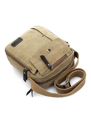 Multifunctional Messenger Bag Brown 