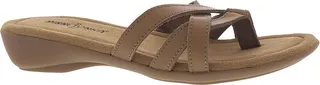 Sunny Thong Womens Leather Slip On Thong Sandals