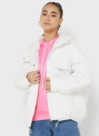 Padded Jacket With Hood 