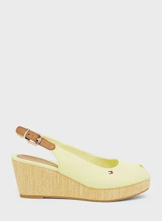 Slingback Wedge Sandals 
