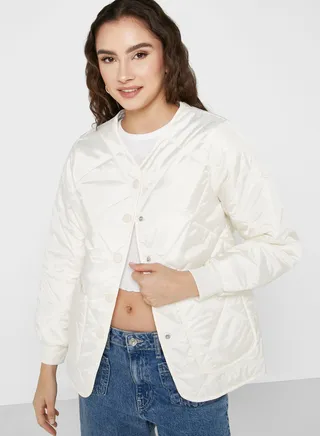 Diamond Quilted Jacket 