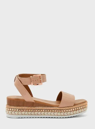 Parry Ankle Strap Wedge Sandals 