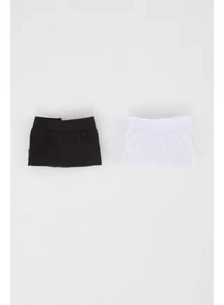 Girl Regular Fit Underwear Knitted Boxer - 2 Pieces 