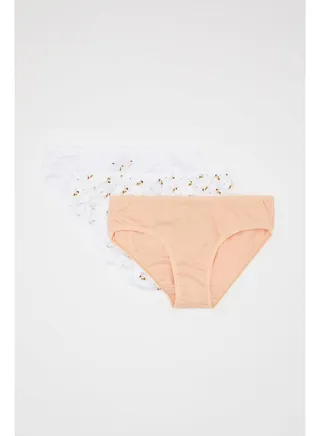 Girl Regular Fit Underwear Slip - 3 Pack 