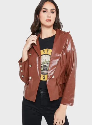 Leather Look Jacket