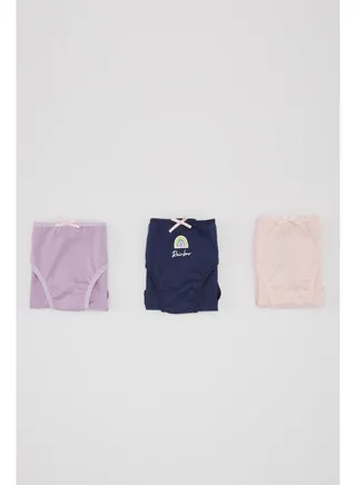 Girl Regular Fit Underwear Slip - 3 Pack 