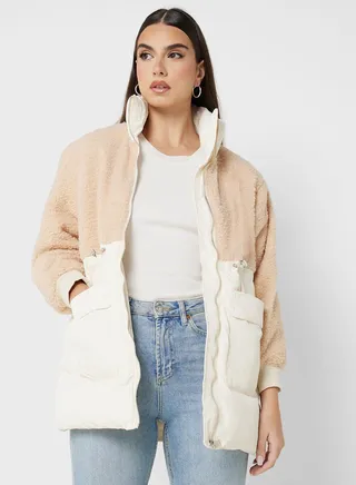 Fleece Padded Jacket 