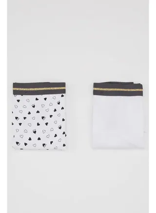 Girl Regular Fit Underwear Knitted Boxer - 2 Pack 
