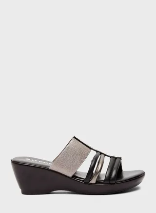 Multi Strap Wedge Sandals 