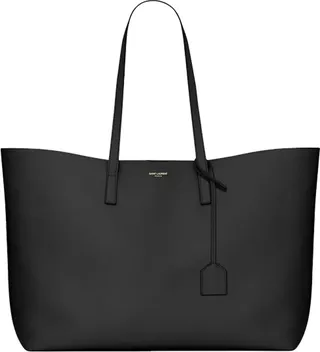 Leather Shopping Tote Bag