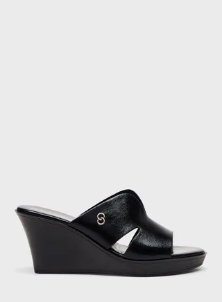 Multi Strap Wedge Sandals 