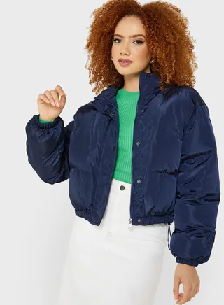 Cropped Padded Jacket