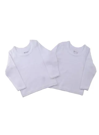 Kids Undershirt long sleeves 2/pack 