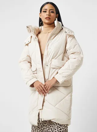 Longline Puffer Jacket